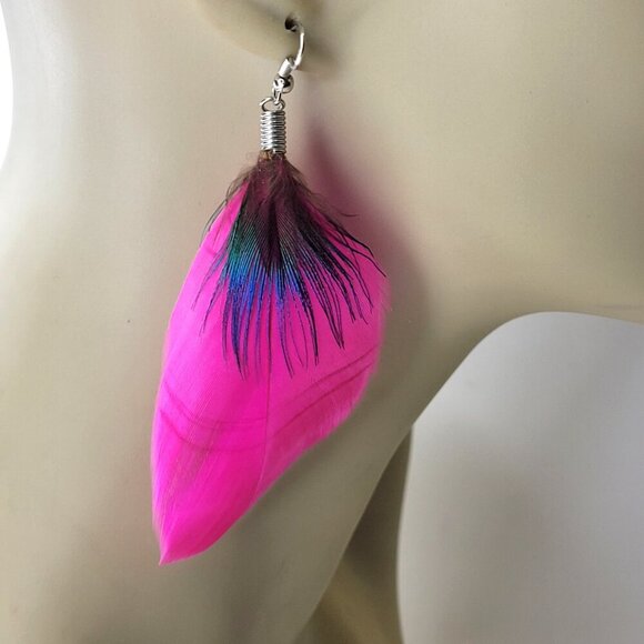 Feather Earrings - 3 Pairs of Feather Earrings - Picture 4 of 5